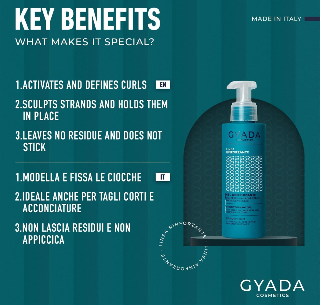 Gyada Visual Volumising Hair Gel 150ml