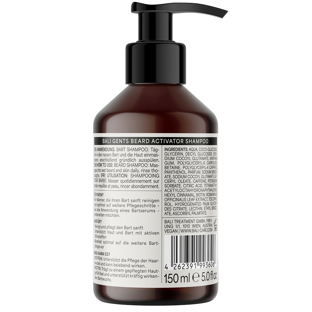 Bali Gents Activator Beard Shampoo 150ml