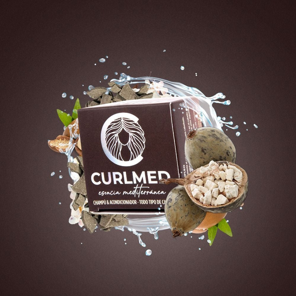 CurlMed Solid Shampoo + Conditioner for All Hair Types 70g