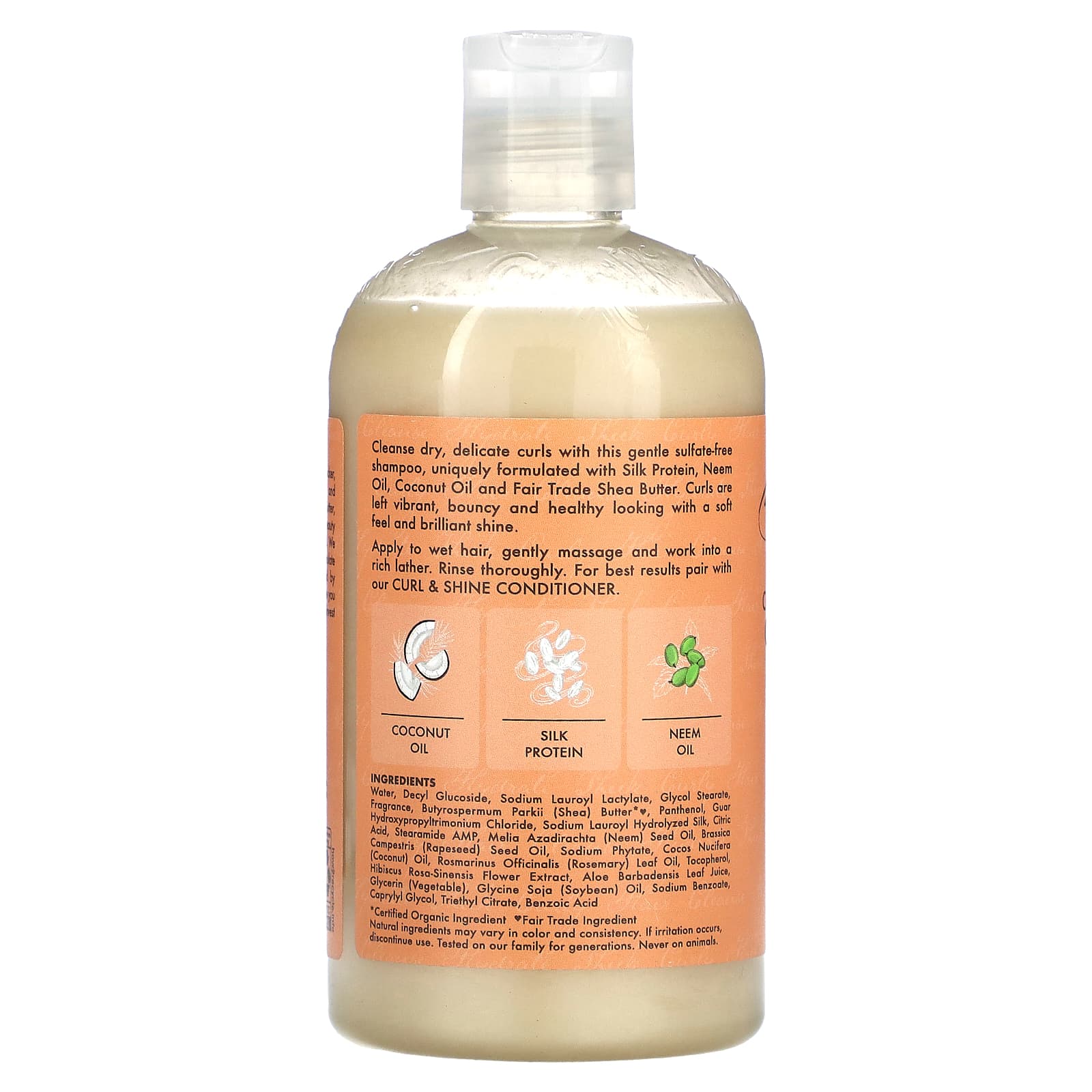 Shea Moisture Coconut & Hibiscus Curl & Shine Shampoo
