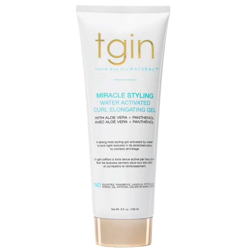 Tgin Miracle Styling Water Activated Curl Elongating Gel 8oz