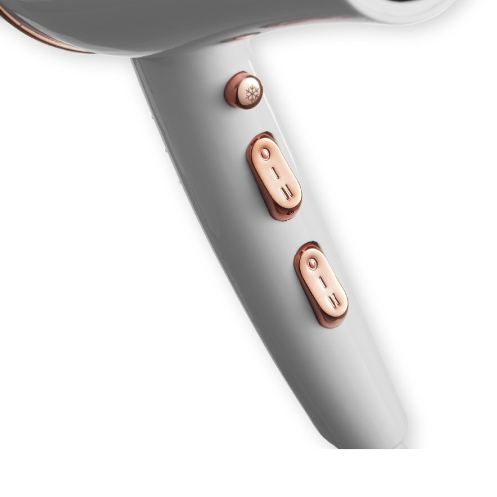 Wad Professional Beauty Hair Dryer Flowy White