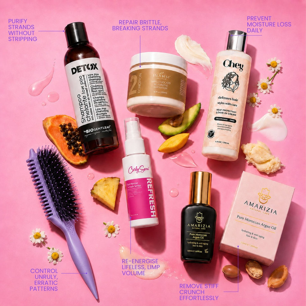 CurlyNest Advanced Kit for Growing & Maintaining Healthy Curls