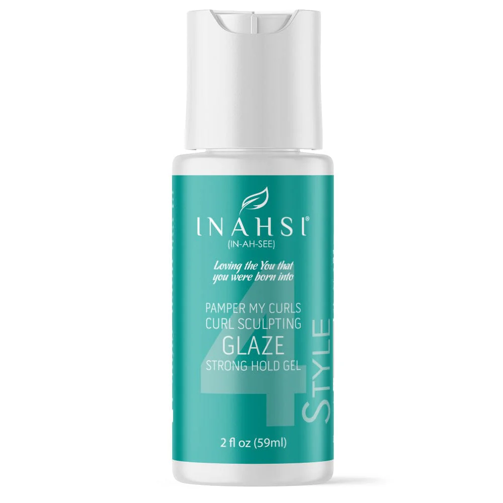 Inahsi Naturals Pamper My Curl Sculpting Glaze Strong Hold Gel