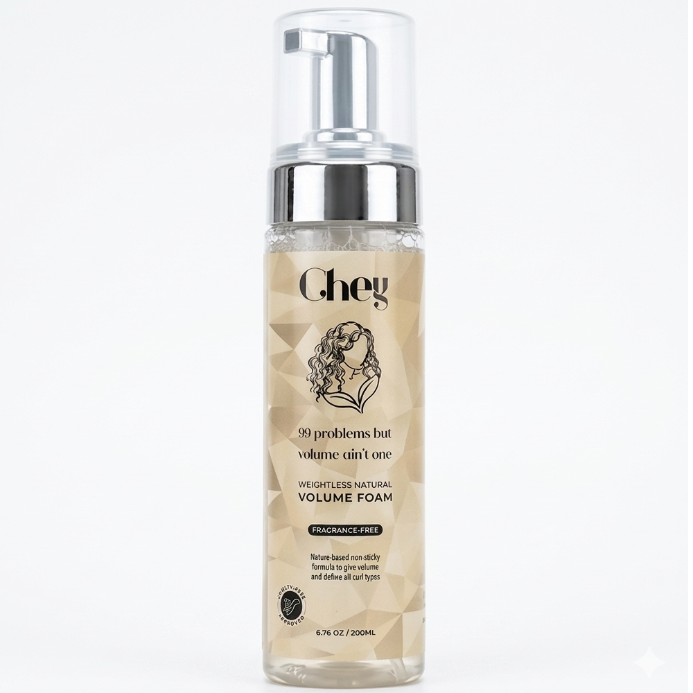 Chey Haircare Weightless Natural Volume Foam