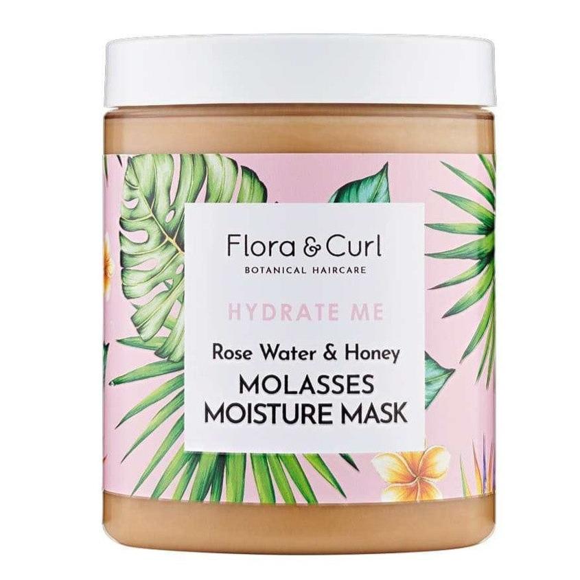 Flora & Curl Hydrate Me Rose Water Molasses Moisture Mask 300ml