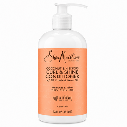 Shea Moisture Coconut &amp; Hibiscus Curl &amp; Shine Shampoo and Conditioner Pack