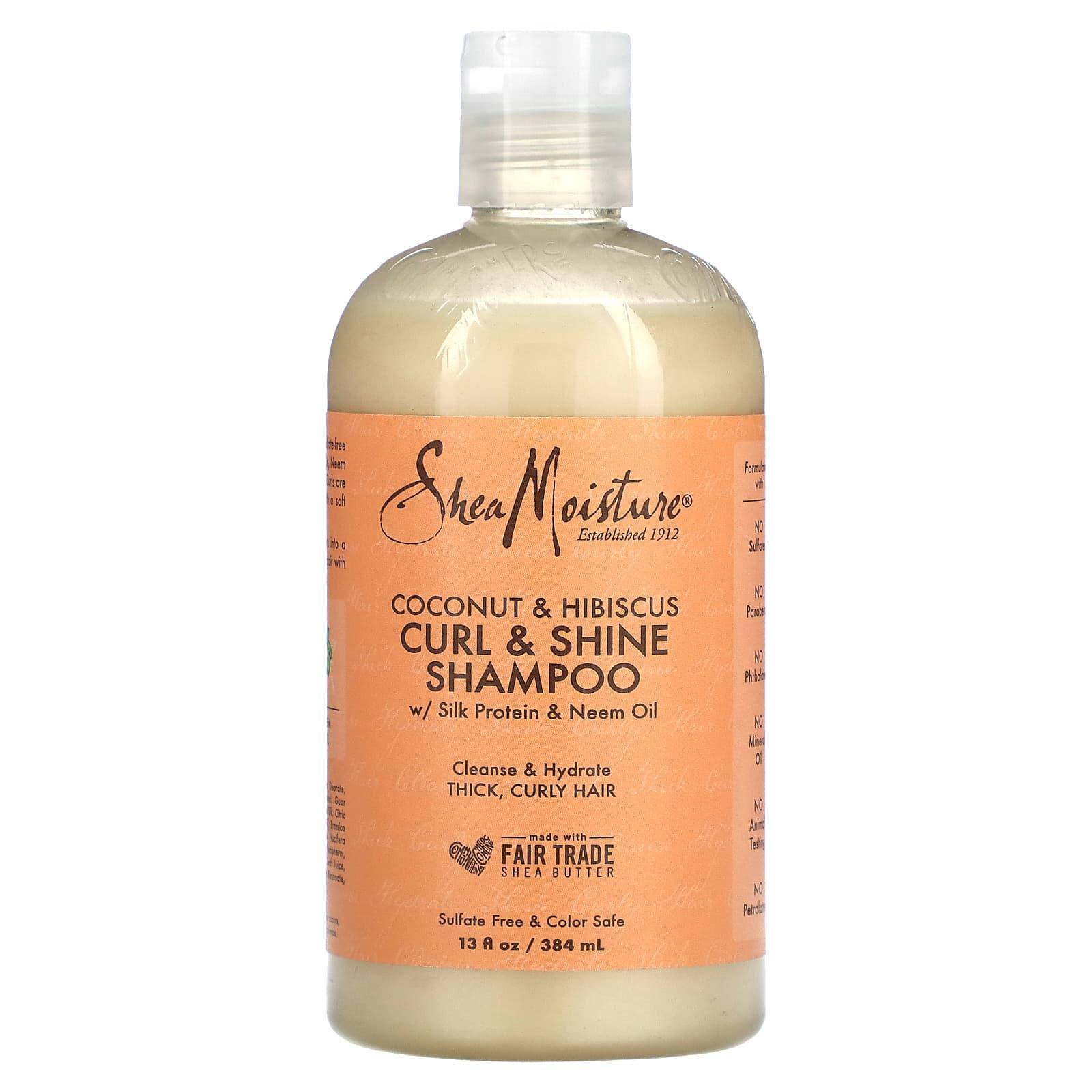 Shea Moisture Coconut &amp; Hibiscus Curl &amp; Shine Shampoo