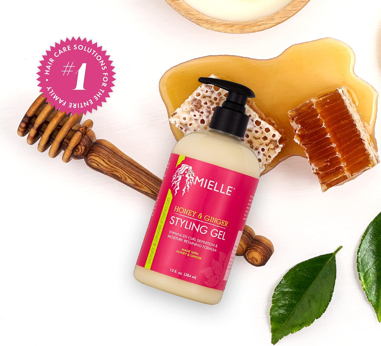 Mielle Honey &amp; Ginger Styling Gel 384ml