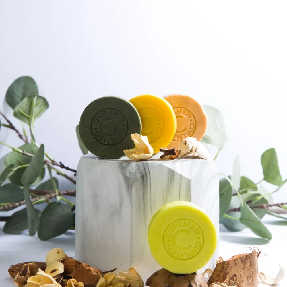 CurlMed Solid Shampoo for Oily Hair and Sensitive Scalp 80g