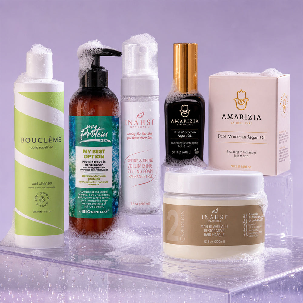CurlyNest Starter Kit for Kinky Curly Hair 4B-4C - Structural Fortification
