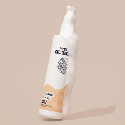 Pretty Curly Girl Flaxseed Styling Foam