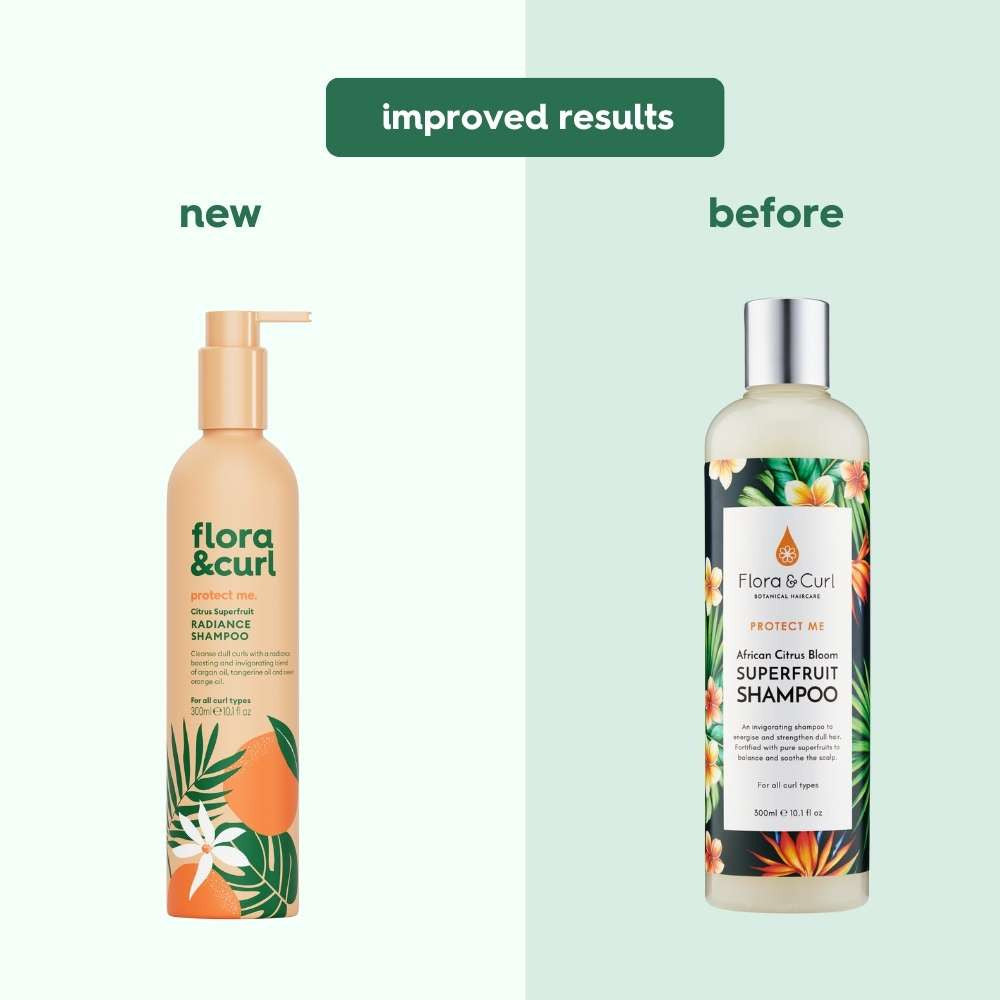 Flora &amp; Curl Protect Me Citrus Superfruit Radiance Shampoo 300ml