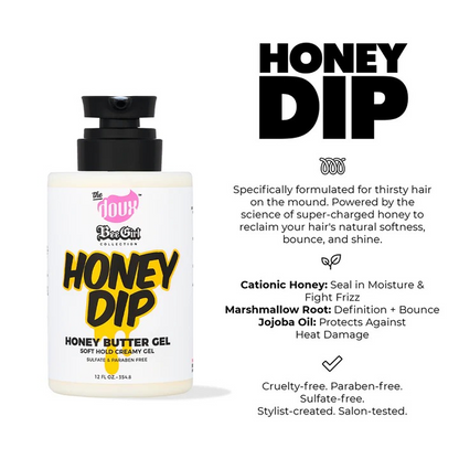 Doux Honey Dip Honey Butter Gel 12oz for Curly Hair