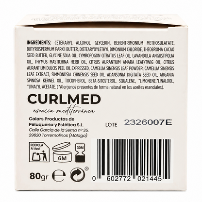 CurlMed Solid Conditioner Restorative Ends and Root Matcha Tea 80g