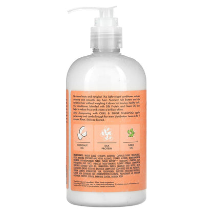 Shea Moisture Coconut &amp; Hibiscus Curl &amp; Shine Conditioner 384ml