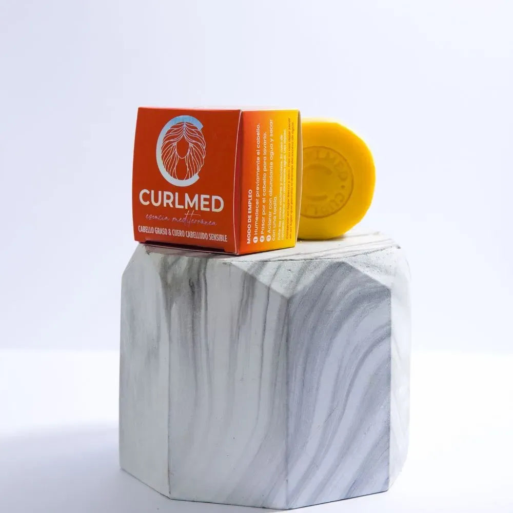 CurlMed Solid Shampoo for Oily Hair and Sensitive Scalp 80g