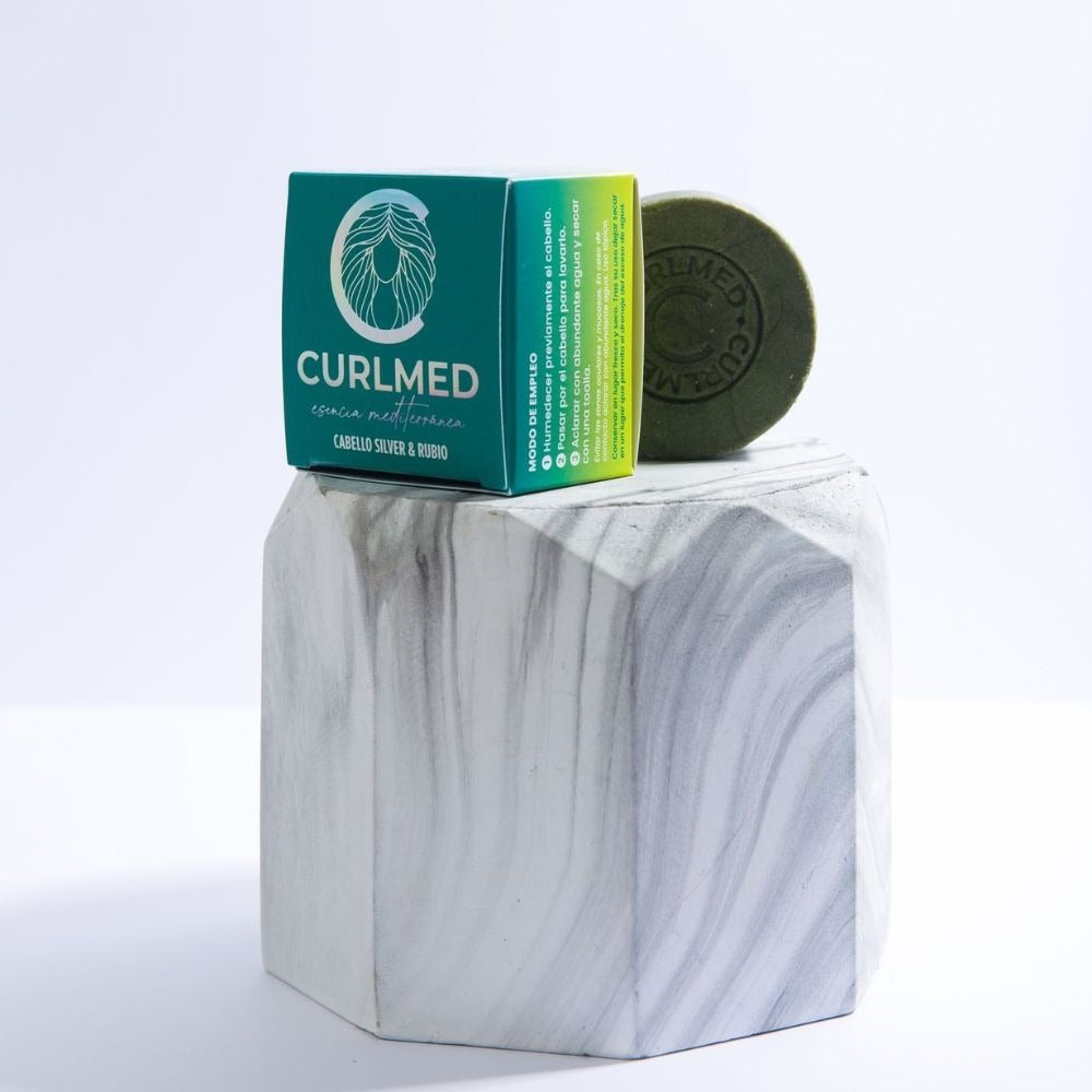 CurlMed Solid Shampoo for Silver and Blonde Hair 80g