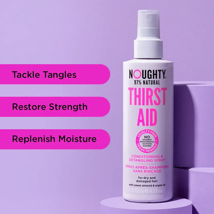 Noughty Conditioning &amp; Detangling Spray Thirst Aid 200ml