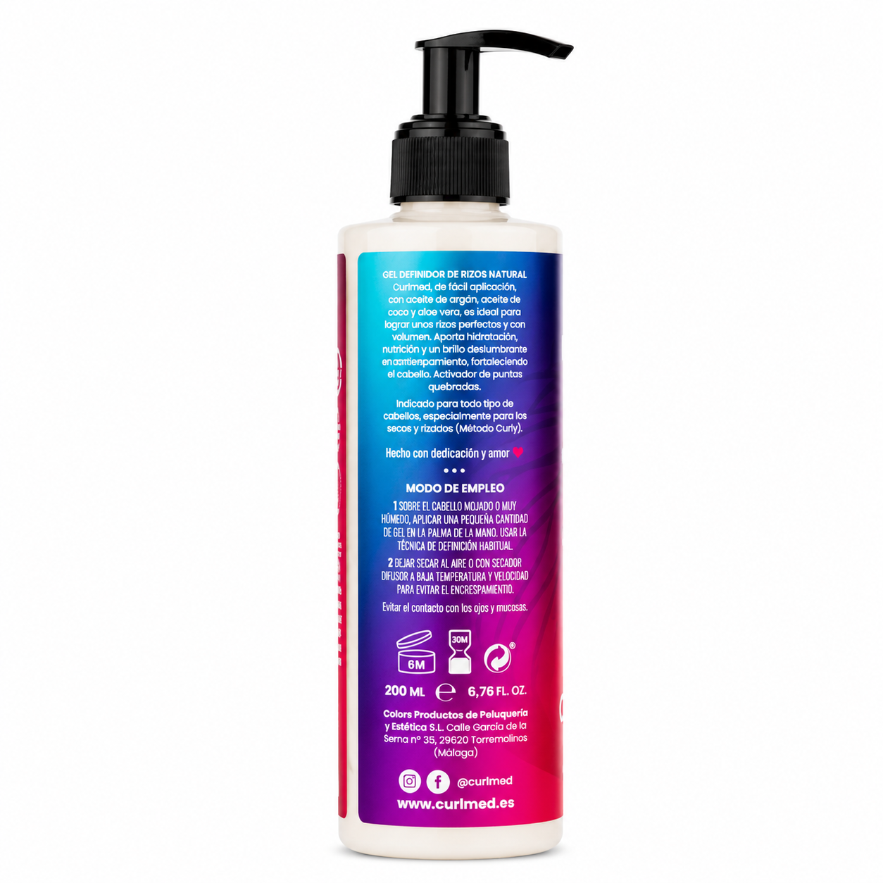 CurlMed Liquid Defining Gel for Curls 200ml