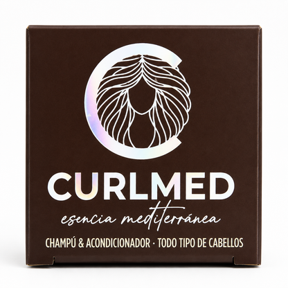 CurlMed Solid Shampoo + Conditioner for All Hair Types 70g