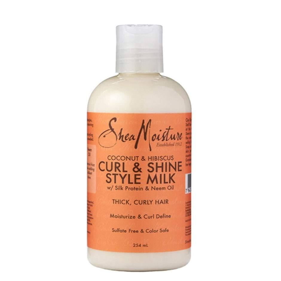 Shea Moisture Coconut &amp; Hibiscus Curl &amp; Style Milk 254ml