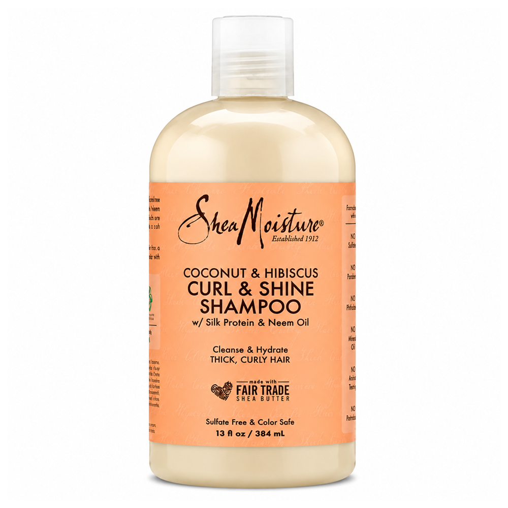 Shea Moisture Coconut &amp; Hibiscus Curl &amp; Shine Shampoo and Conditioner Pack