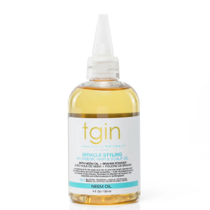 Tgin Miracle Styling Ayurvedic Hair &amp; Scalp Oil 4oz