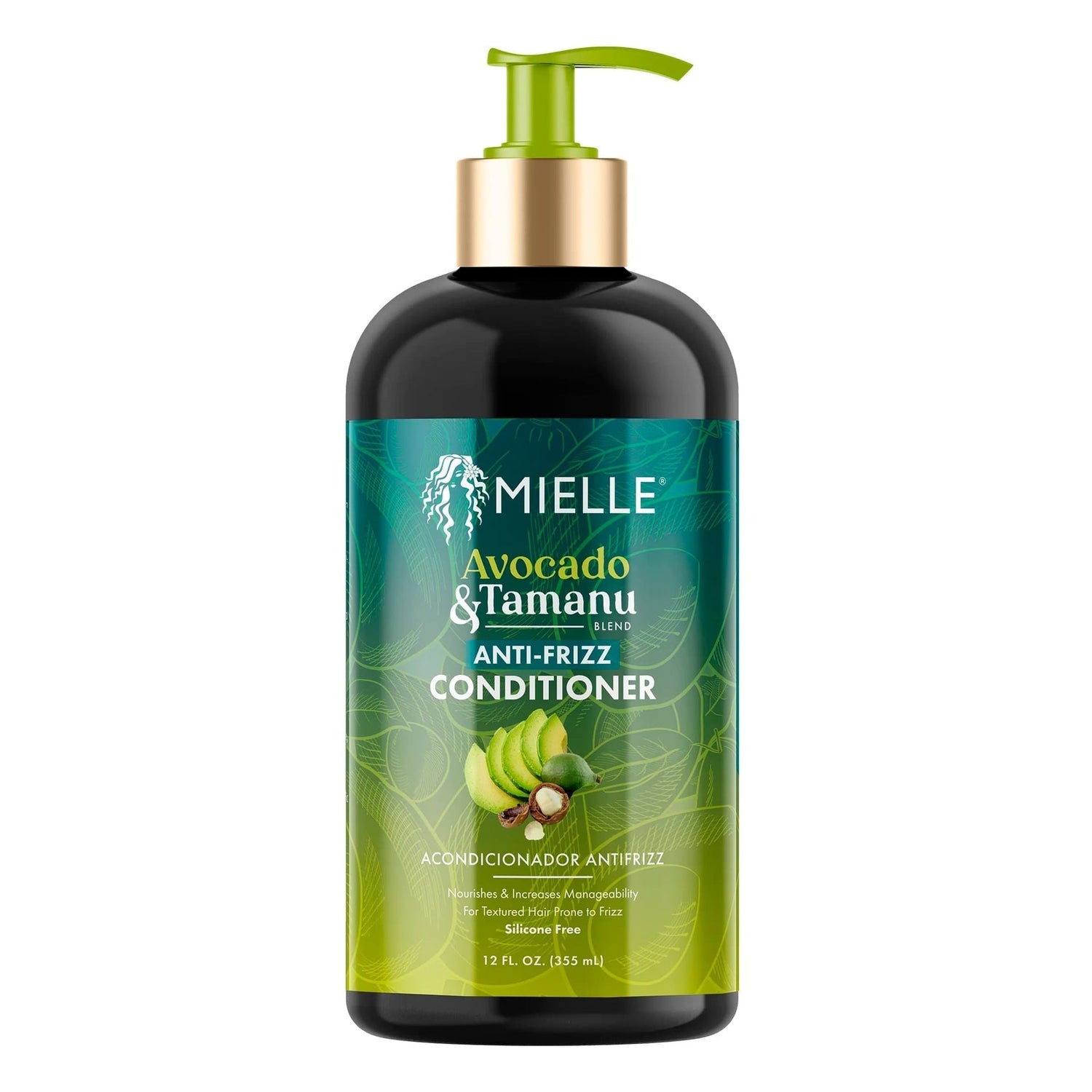 Mielle Avocado &amp; Tamanu Anti-Frizz Conditioner 355ml