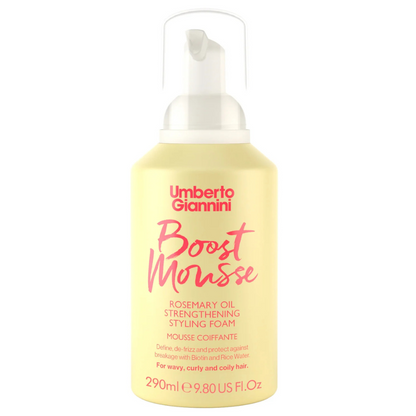 Umberto Giannini Strong Curls Rosemary Oil Strengthening Styling Foam 290ml