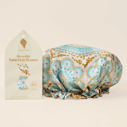 Bounce Curl Reversible Satin Hair Bonnet