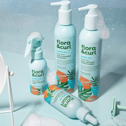 Flora &amp; Curl Soothe Me Coconut Mint Scalp Refresh Shampoo 300ml