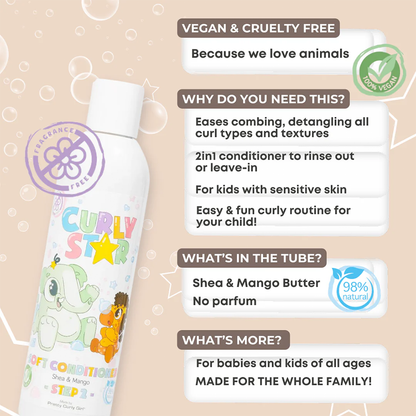 Pretty Curly Girl Curly Star - 2in1 Soft Conditioner 250ml