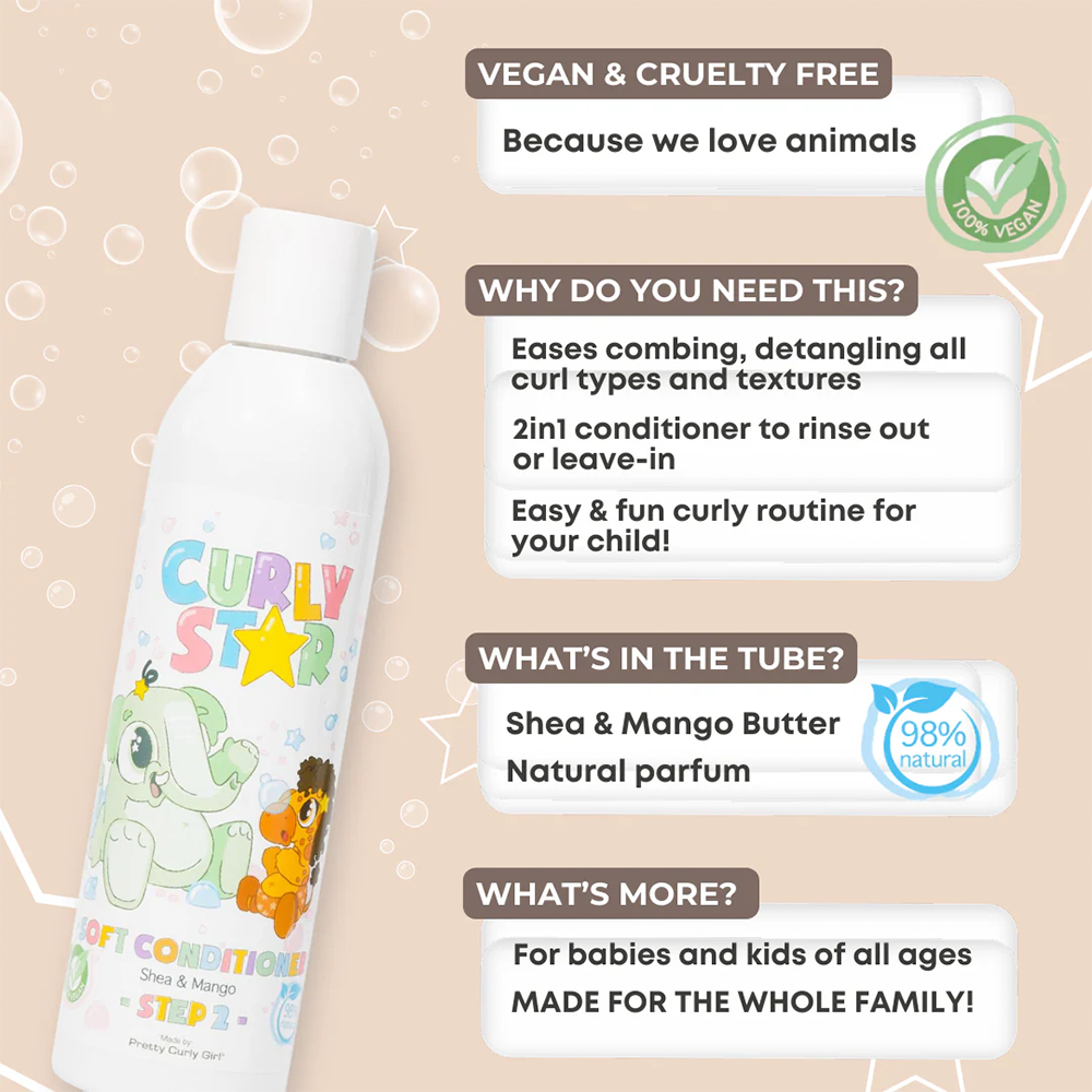 Pretty Curly Girl Curly Star - 2in1 Soft Conditioner 250ml
