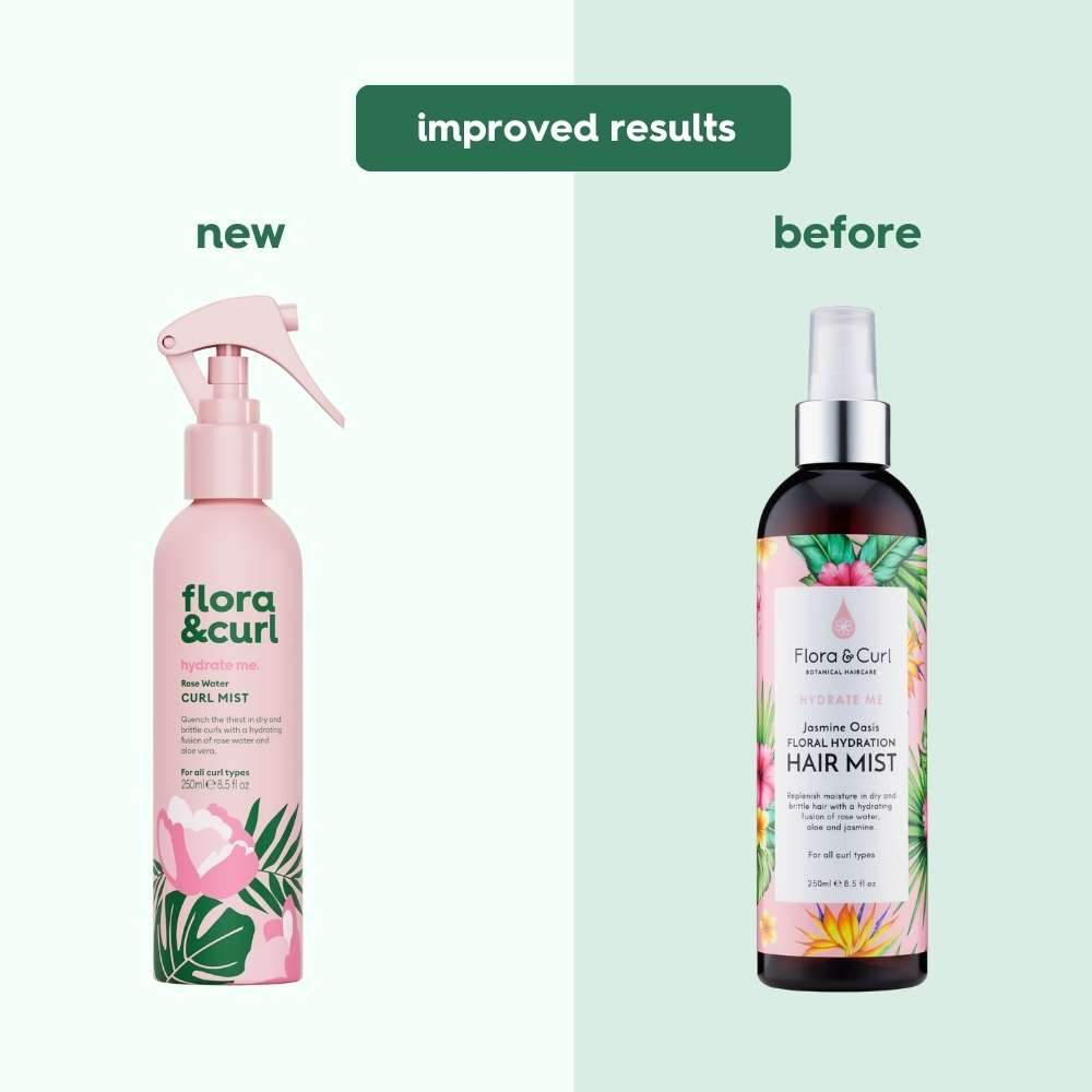 Flora &amp; Curl Hydrate Me Rose Water Curl Mist 250ml