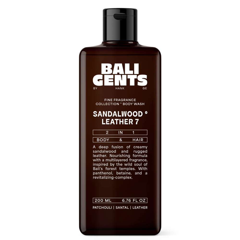 Bali Gents Bodywash Sandalwood Leather 7 200ml