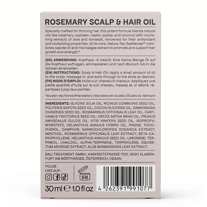 Bali Curls Rosemary Scalp &amp; Hair Oil 30ml