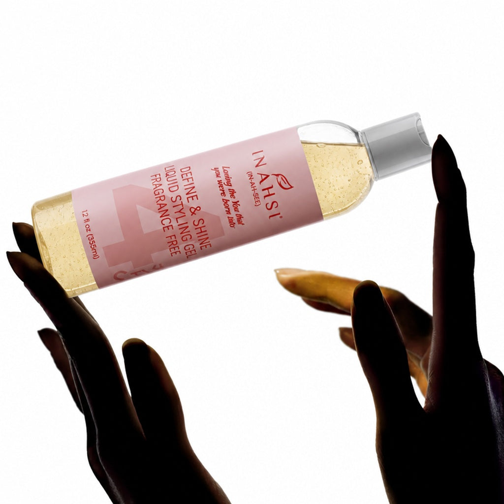 Inahsi Naturals Define &amp; Shine Liquid Styling Gel Fragrance-Free
