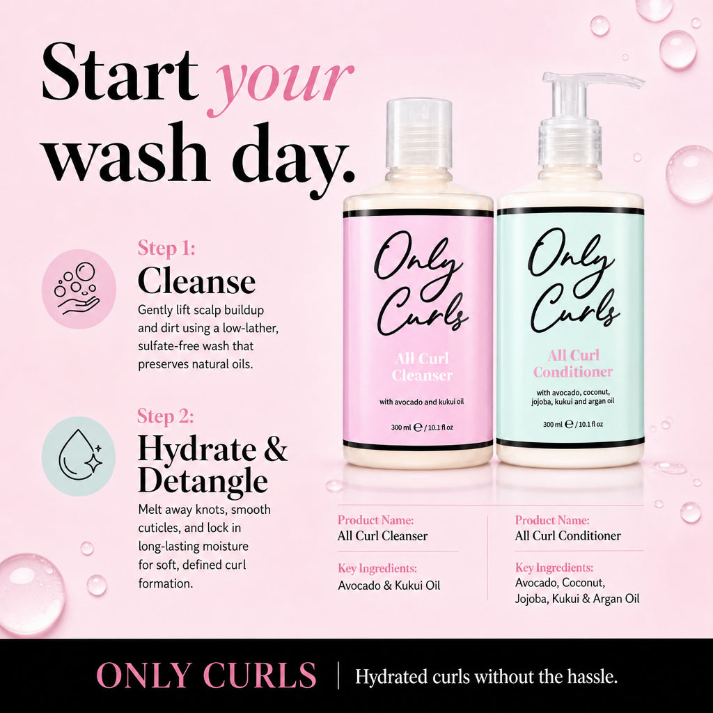 Only Curls Hydrating Shampoo &amp; Conditioner Duo
