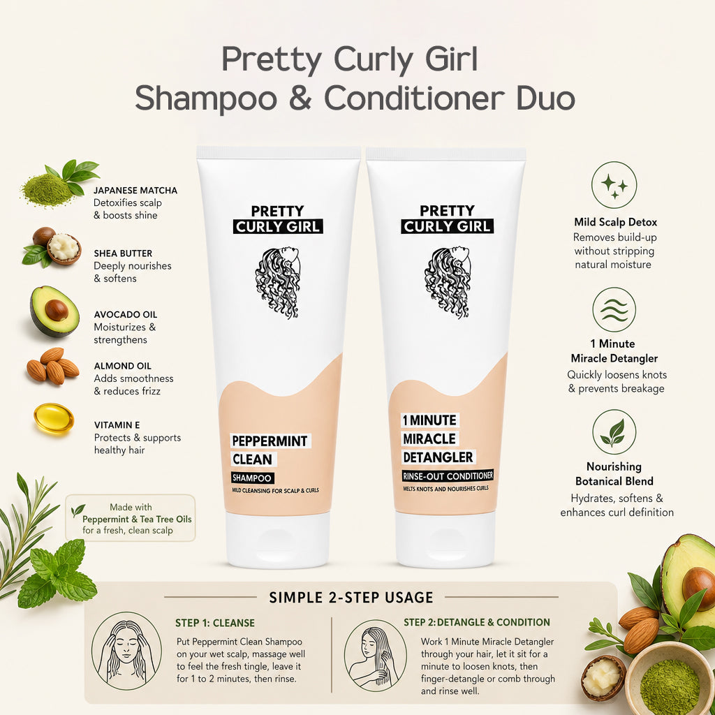Pretty Curly Girl Shampoo &amp; Conditioner Duo
