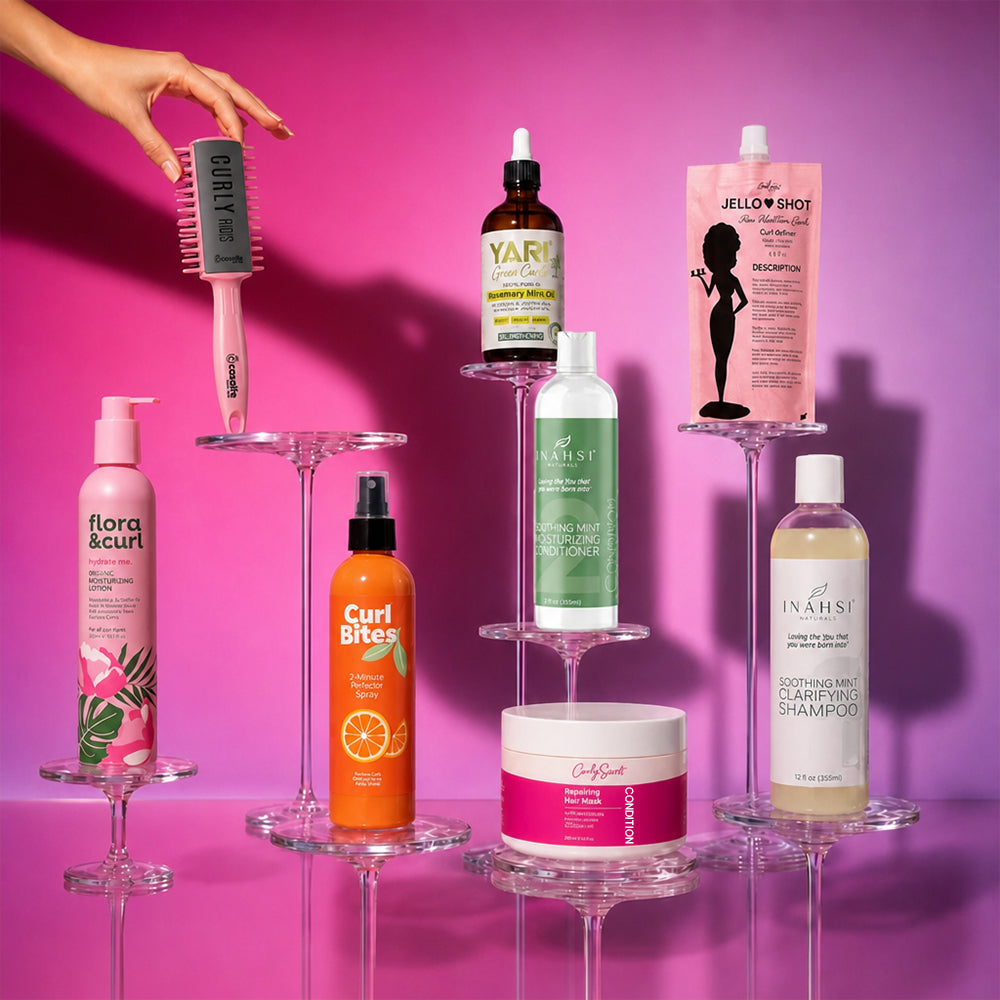 CurlyNest Professional/Pro Kit for Salon-Style Curl Care Essentials