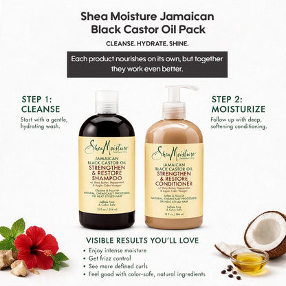 Shea Moisture Jamaican Black Castor Oil Pack