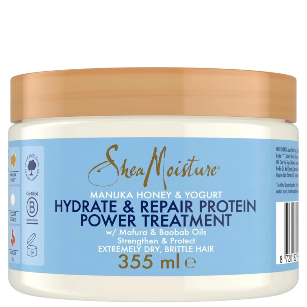 Shea Moisture Manuka Honey &amp; Yogurt Hydrate + Repair Protein Power Treatment 355ml