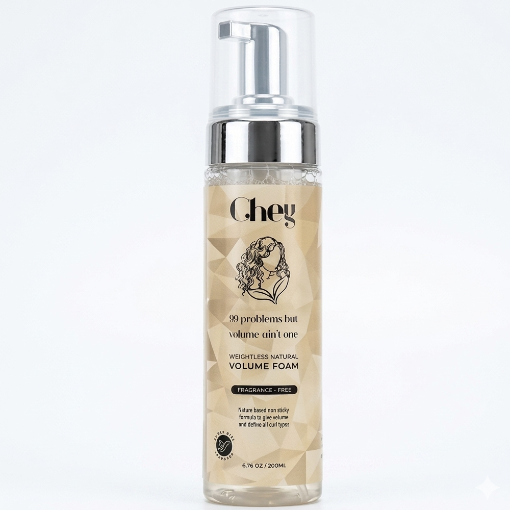 Chey Haircare Weightless Natural Volume Foam