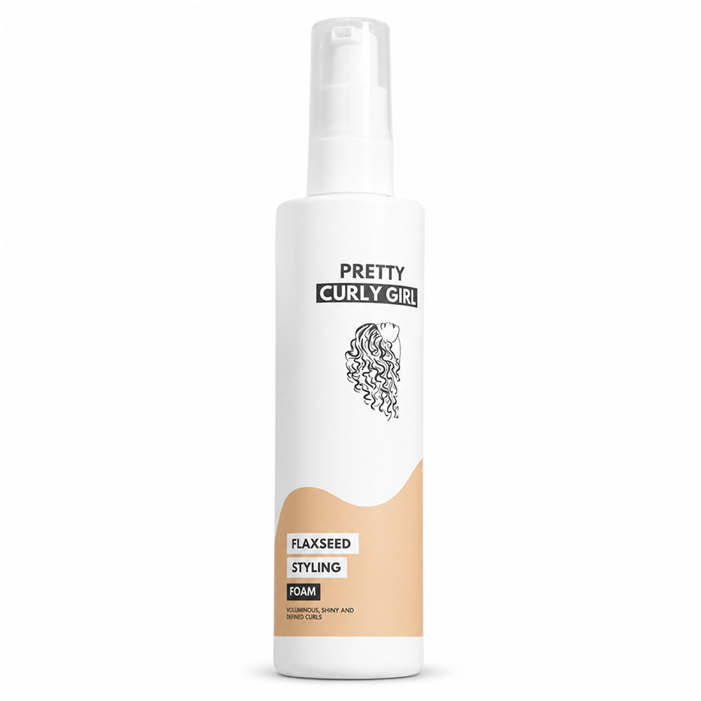 Pretty Curly Girl Flaxseed Styling Foam