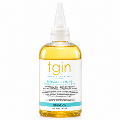 Tgin Miracle Styling Ayurvedic Hair &amp; Scalp Oil 4oz