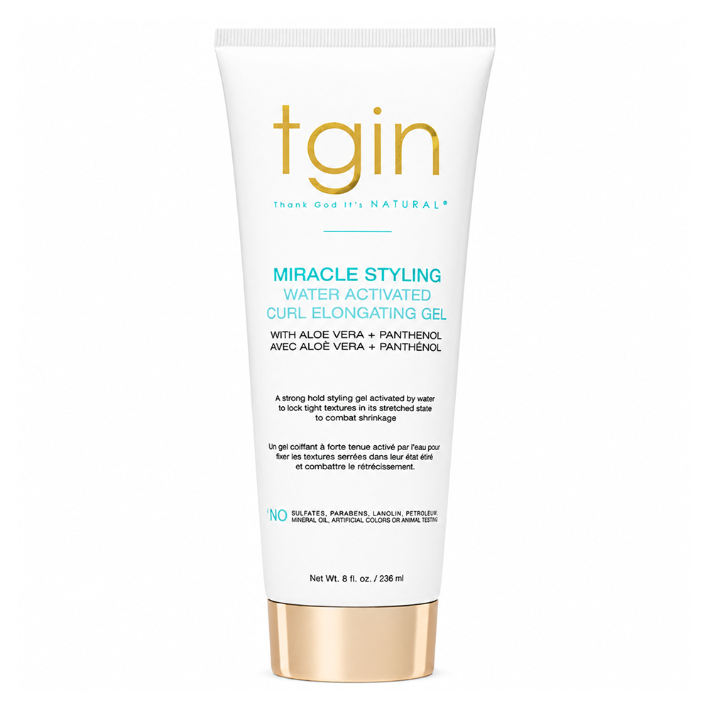 Tgin Miracle Styling Water Activated Curl Elongating Gel 8oz