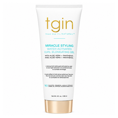 Tgin Miracle Styling Water Activated Curl Elongating Gel 8oz