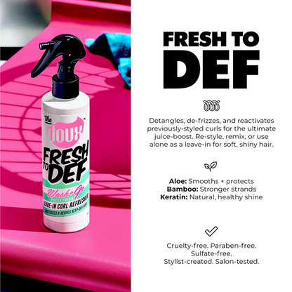 The Doux Fresh To Def Wash+Go Leave-in Curl Refresher 236ml
