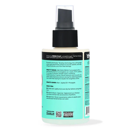 The Doux Press Play O.P.P. One Pass Heat Protectant Spray 118ml